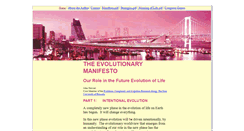 Desktop Screenshot of evolutionarymanifesto.com