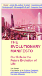 Mobile Screenshot of evolutionarymanifesto.com
